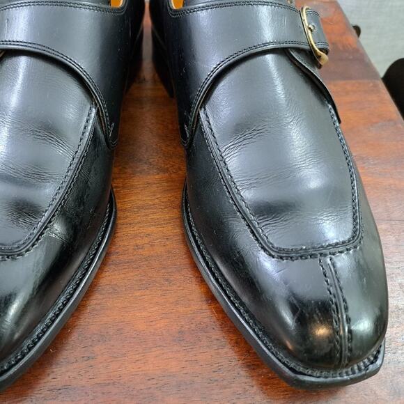 Scotch Grain Hirokawa Leather Oxfords Black 2850 Made In Japan Sz 24.5 - Picture 7 of 13